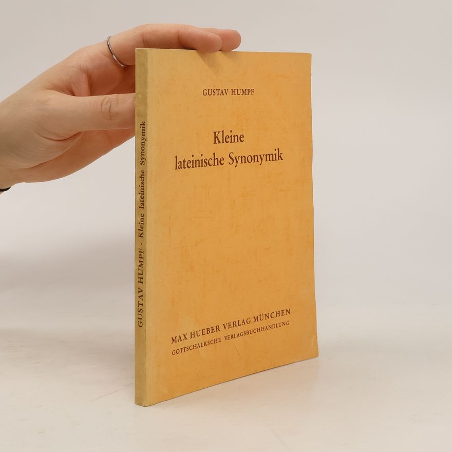 Gustav Humpf Kleine lateinische Synonymik