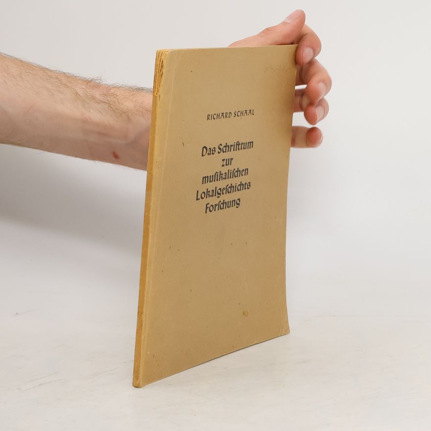 Kolektiv autorů Das Schrifttum zur musikalischen Lokalgeschichts Forschung