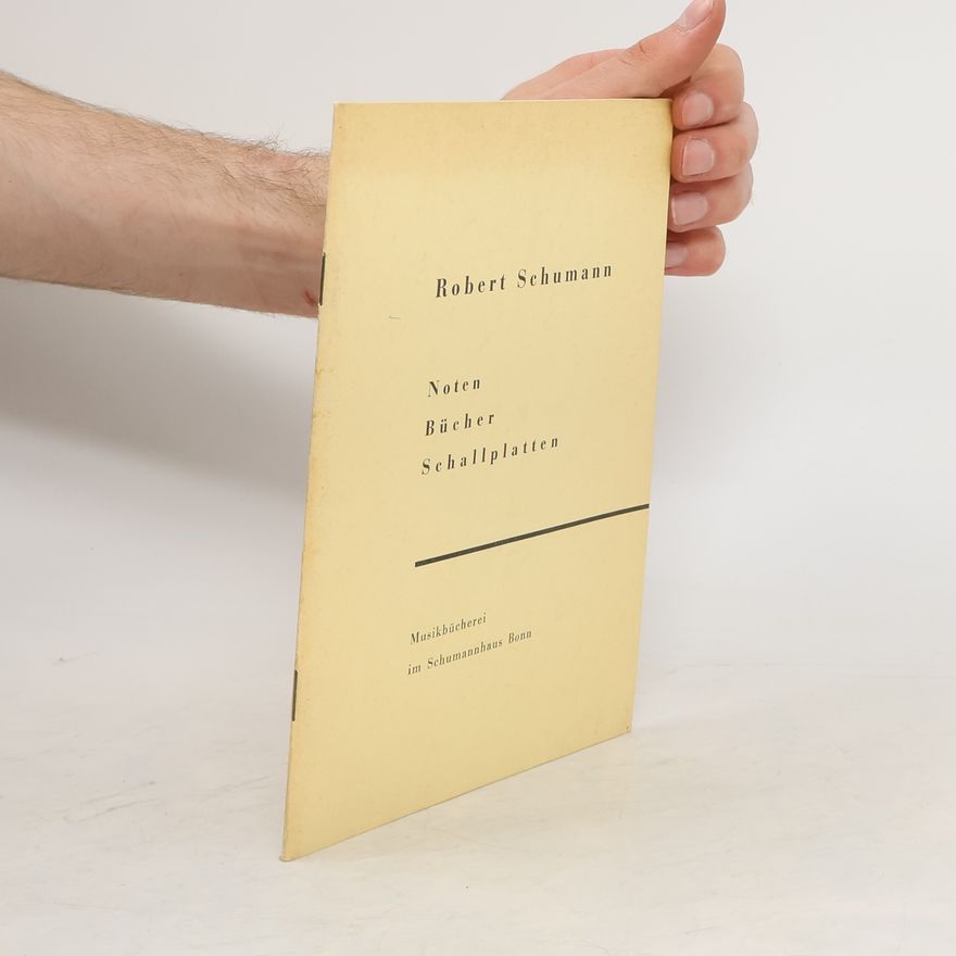 Robert Schumann Noten Bücher Schallplatten