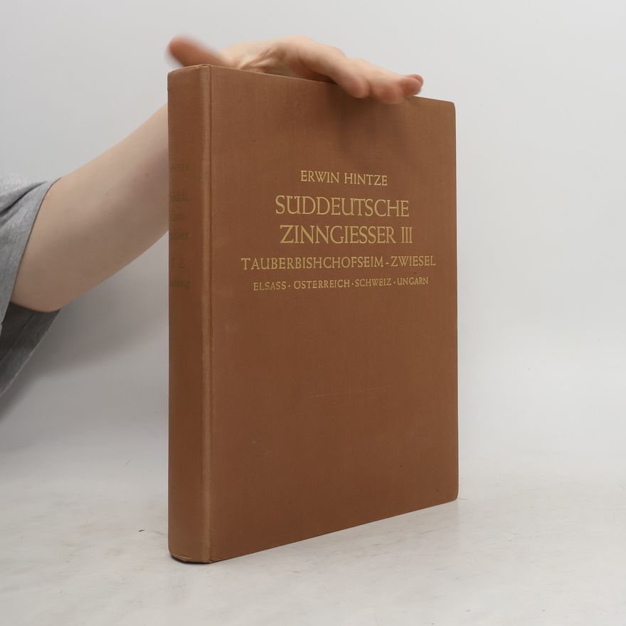 Erwin Hintze Süddeutsche Zinngiesser III