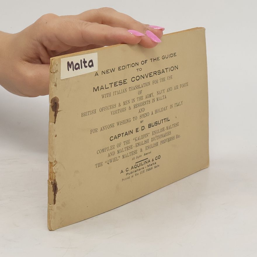 E. D. Busuttil A New Edition of the Guide to Maltese Conversation