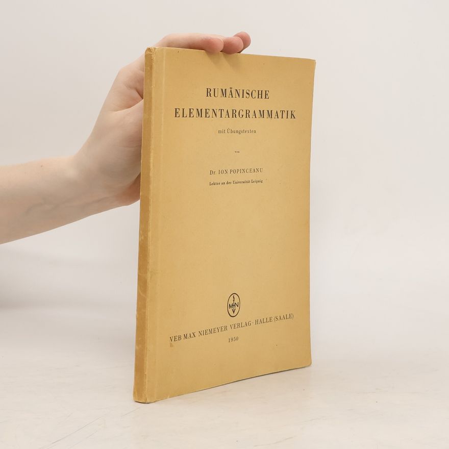 Ion Popinceanu Rumänische Elementargrammatik mit Übungstexten