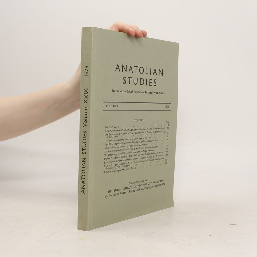 Michael R. E. Gough Anatolian Studies XXIX