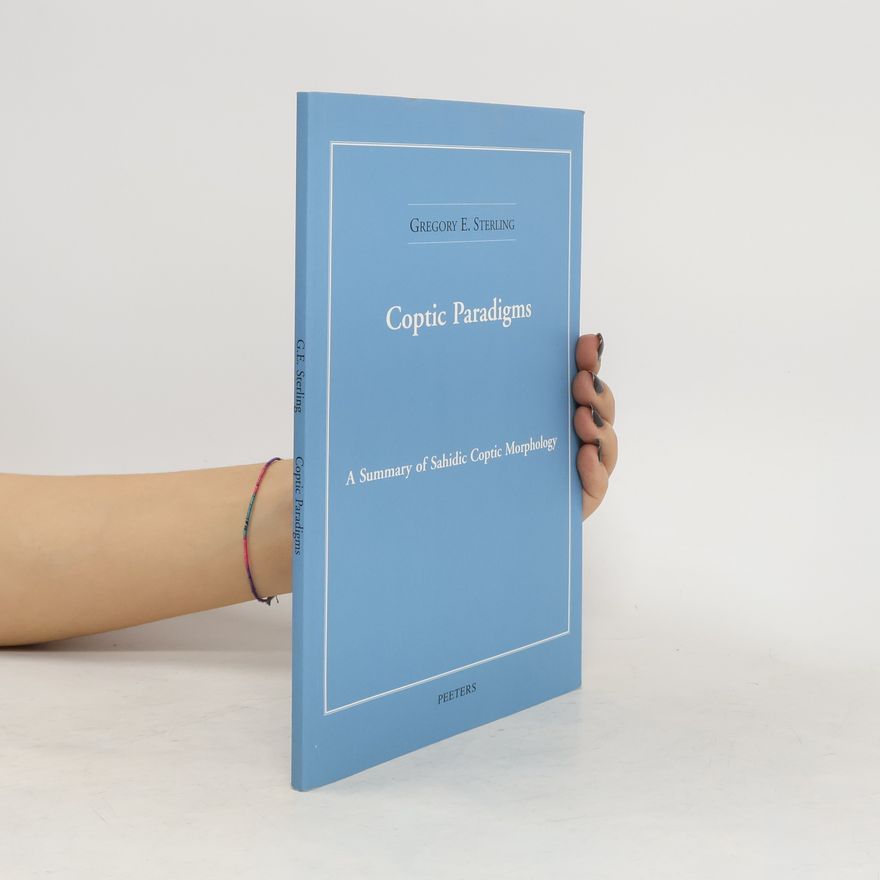 Gregory E. Sterling Coptic Paradigms