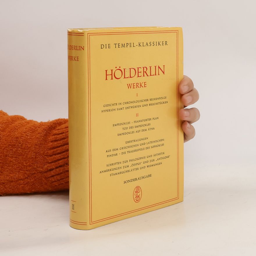 Friedrich Hölderlin Sämtliche Werke II