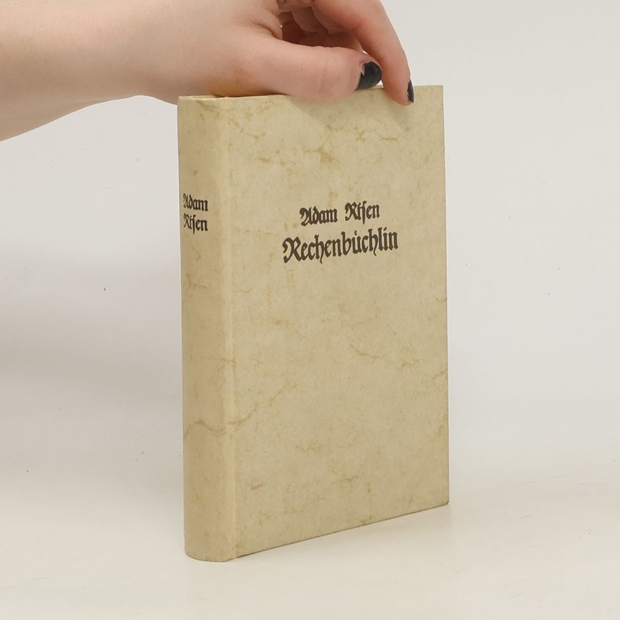 Adam Rifen Rechenbüchlin (reprint)