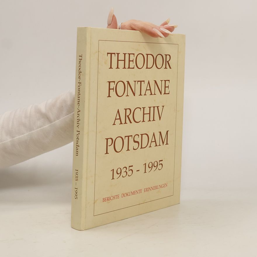 Manfred Horlitz Theodor-Fontane-Archiv Potsdam