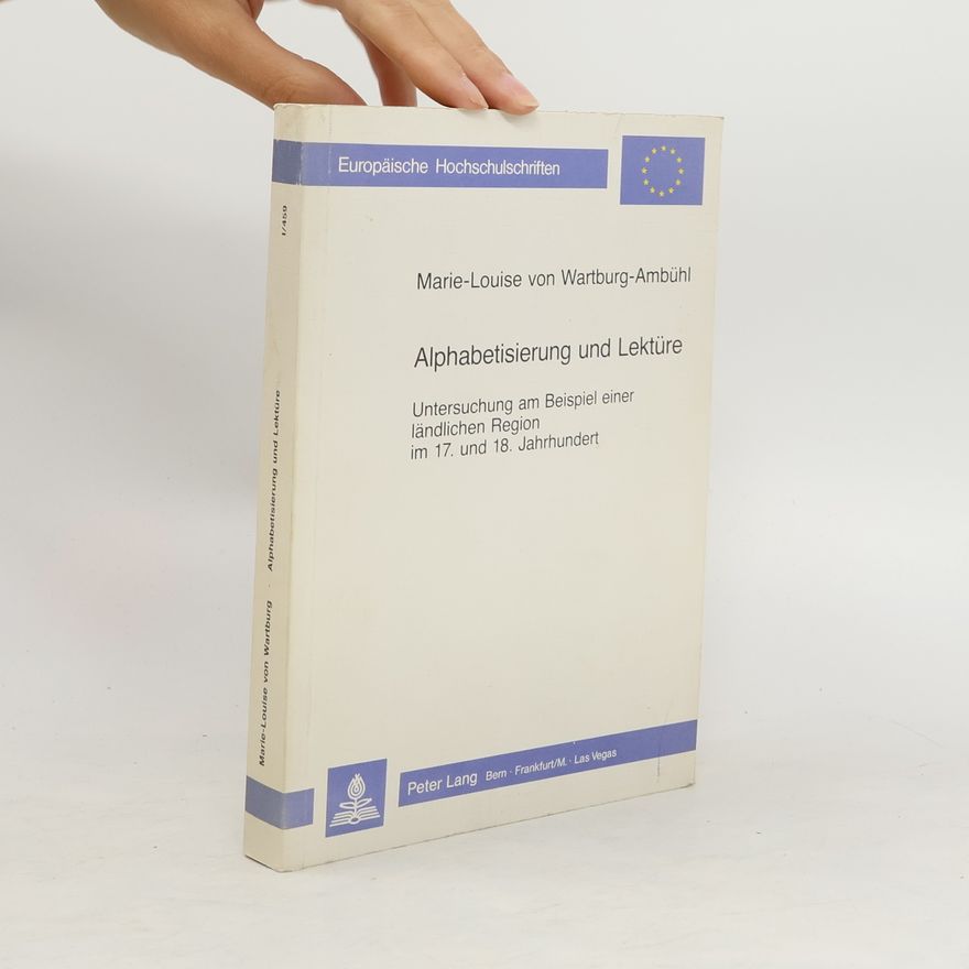 Marie-Louise von Wartburg-Ambühl Alphabetisierung und Lektüre