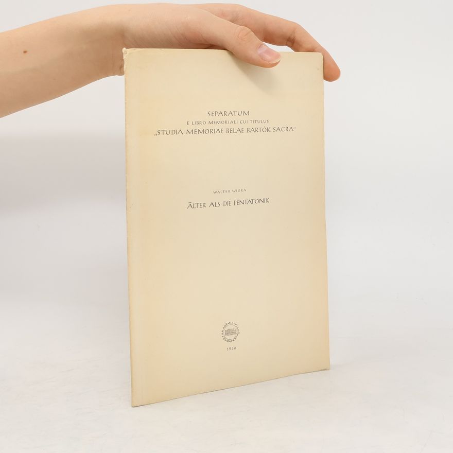 Kolektív autorov Separatum e Libro Memoriali Cui Titulus "Studia Memoriae Belae Bartok Sacra"