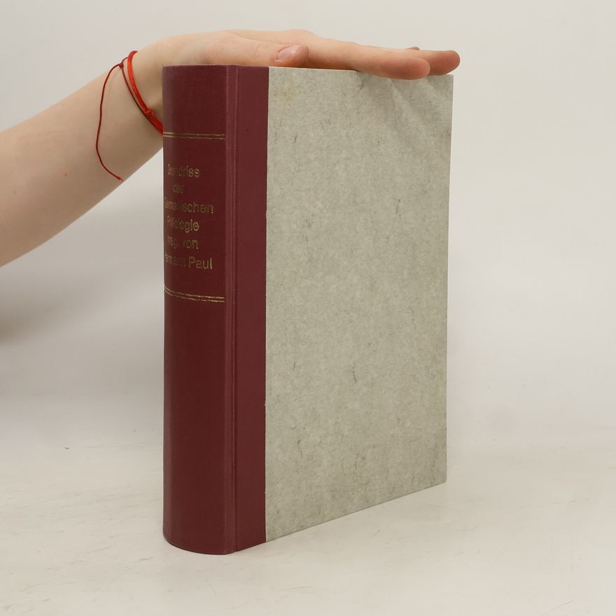 Hermann Paul Grundriss der germanischen Philologie Band 3