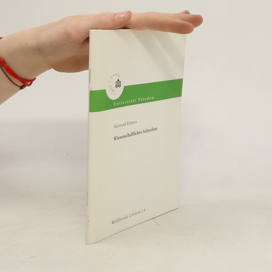Raimund Krämer Wissenschaftliches Schreiben