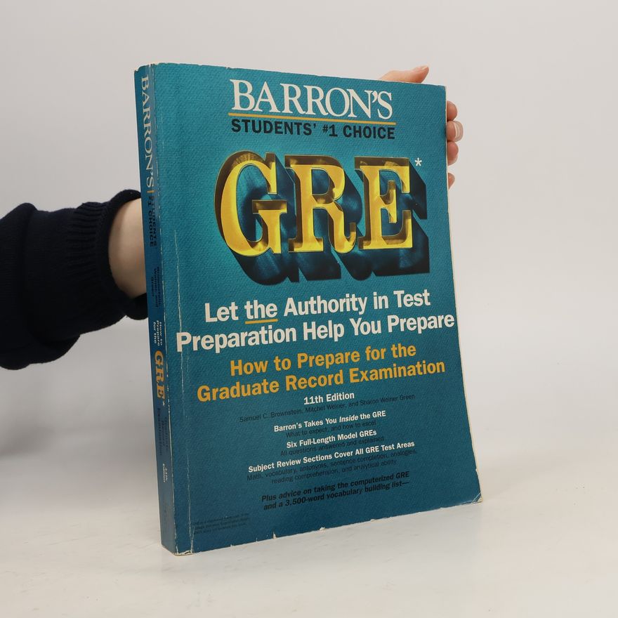 Samuel C. Brownstein How to prepare for the GRE: Graduate record examination