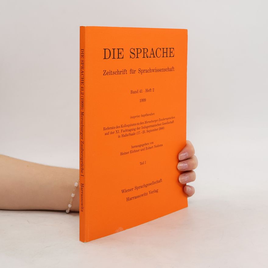 Various authors Die Sprache. Zeitschrift für Sprachwissenschaft