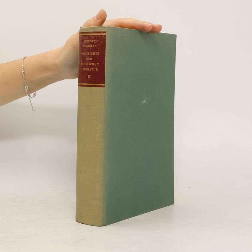Adolf Stender Petersen Geschichte der russischen Literatur 2