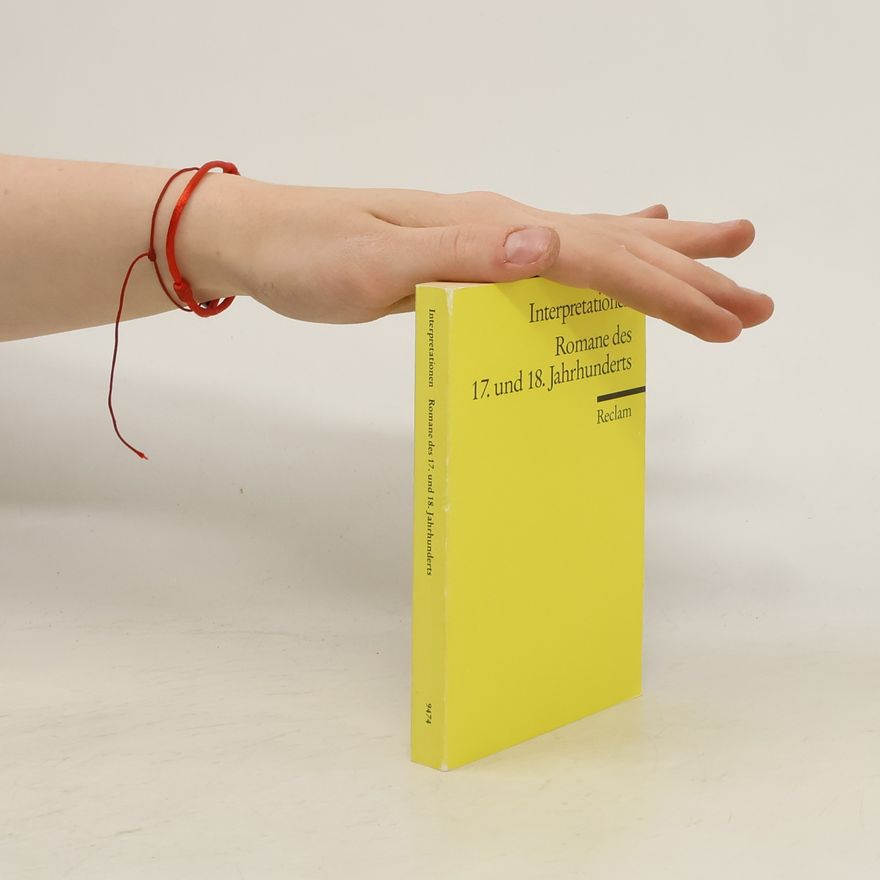 Collectif d'auteurs Romane des 17. und 18. Jahrhunderts