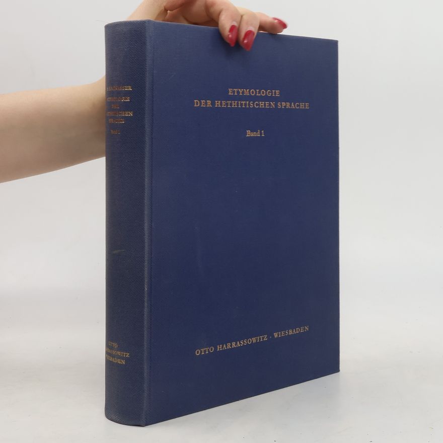 Heinz Kronasser Etymologie der hethitischen Sprache