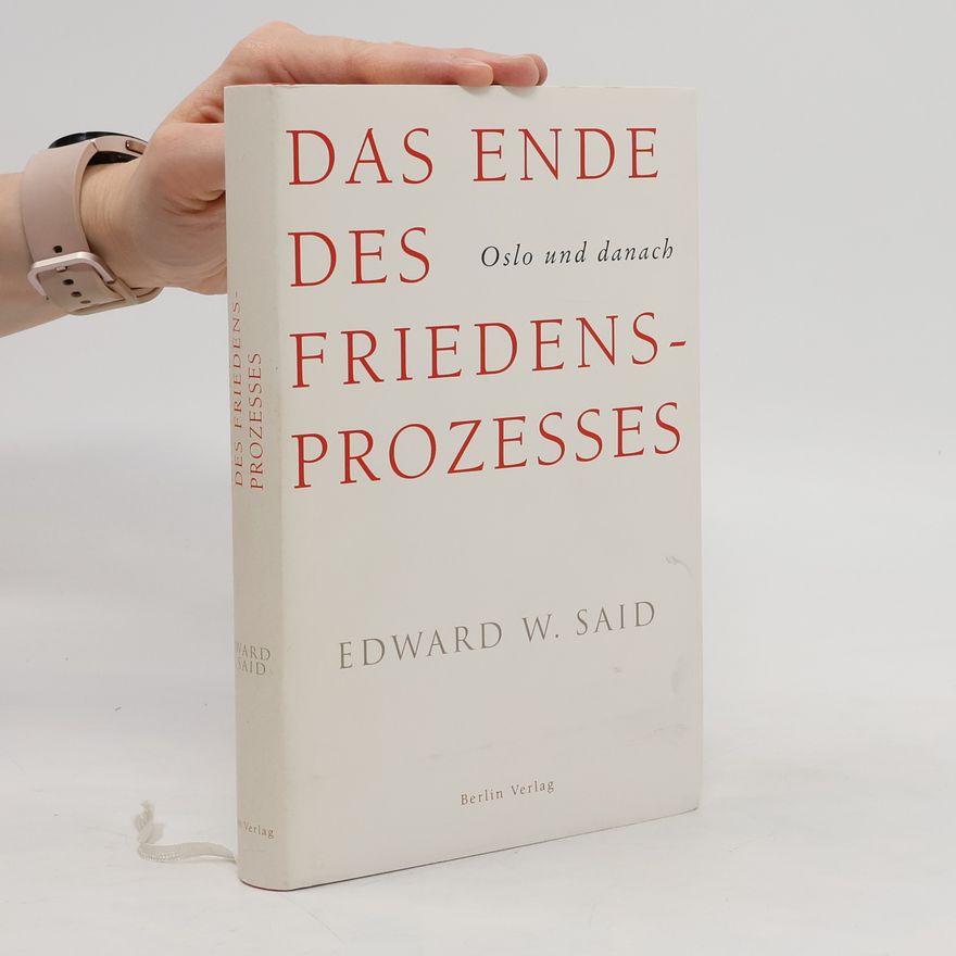 Edward W. Said Das Ende des Friedensprozesses
