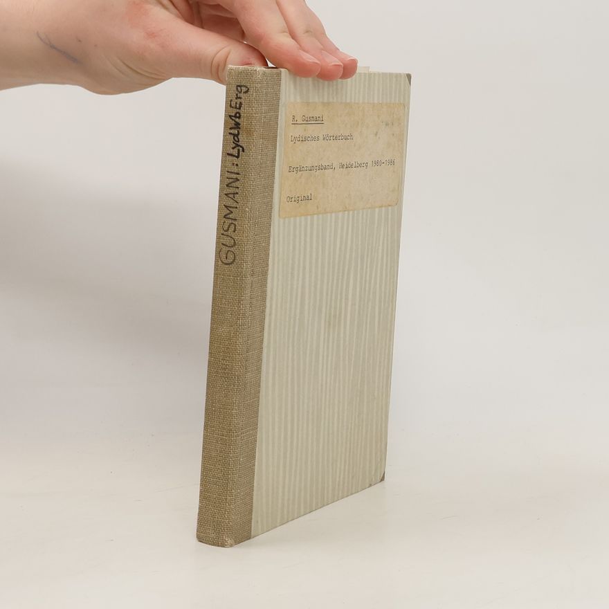 Roberto Gusmani Lydisches Wörterbuch