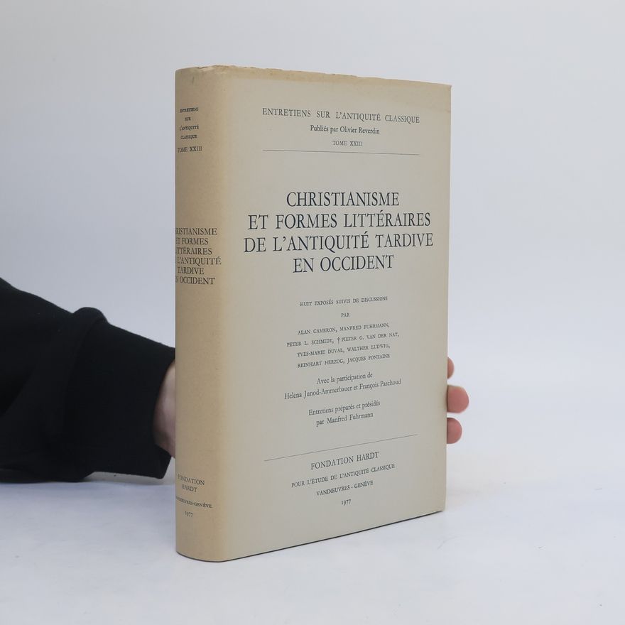 Kolektiv autorů Christianisme et formes littéraires de l'antiquité tardive en occident