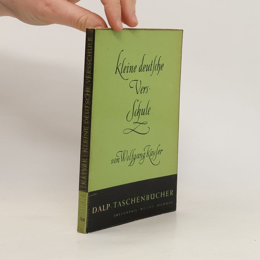 Wolfgang Kaiser Kleine deutsche Versschule (Nr. 306)