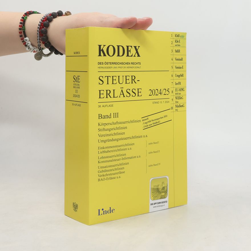 Elisabeth Titz-Frühmann KODEX Steuer-Erlässe 2024/25, Band III