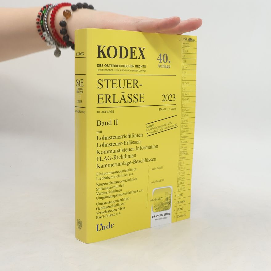 Elisabeth Titz KODEX Steuer-Erlässe 2023, Band II