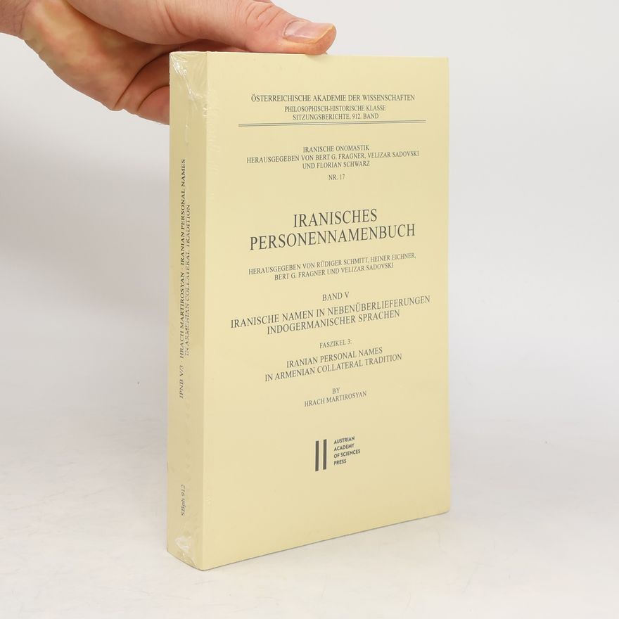 Hrach Martirosyan Iranisches Personennamenbuch, Band V
