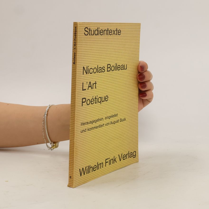Nicolas Boileau L'Art Poétique