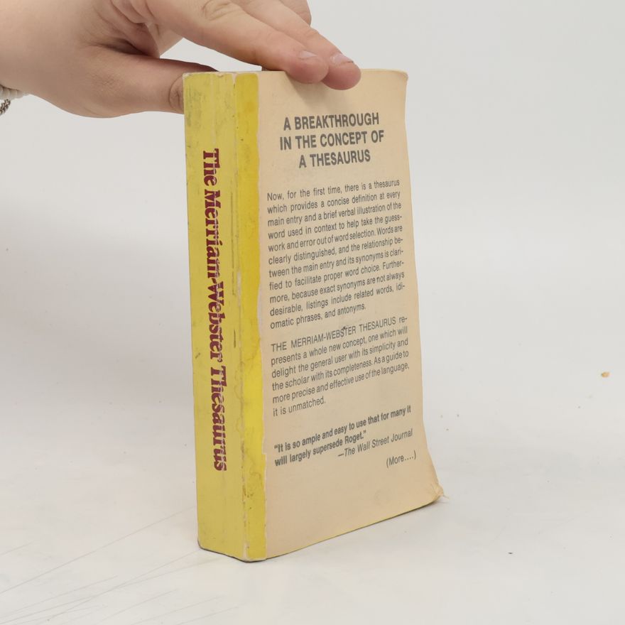Merriam-Webster The Merriam-Webster Thesaurus