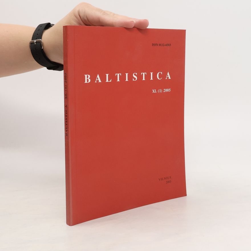 Various authors Baltistica XL(1) 2005