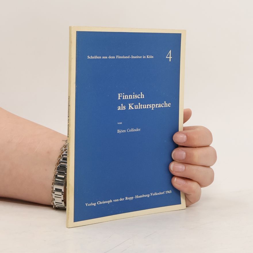 Björn Collinder Finnisch als Kultursprache 4