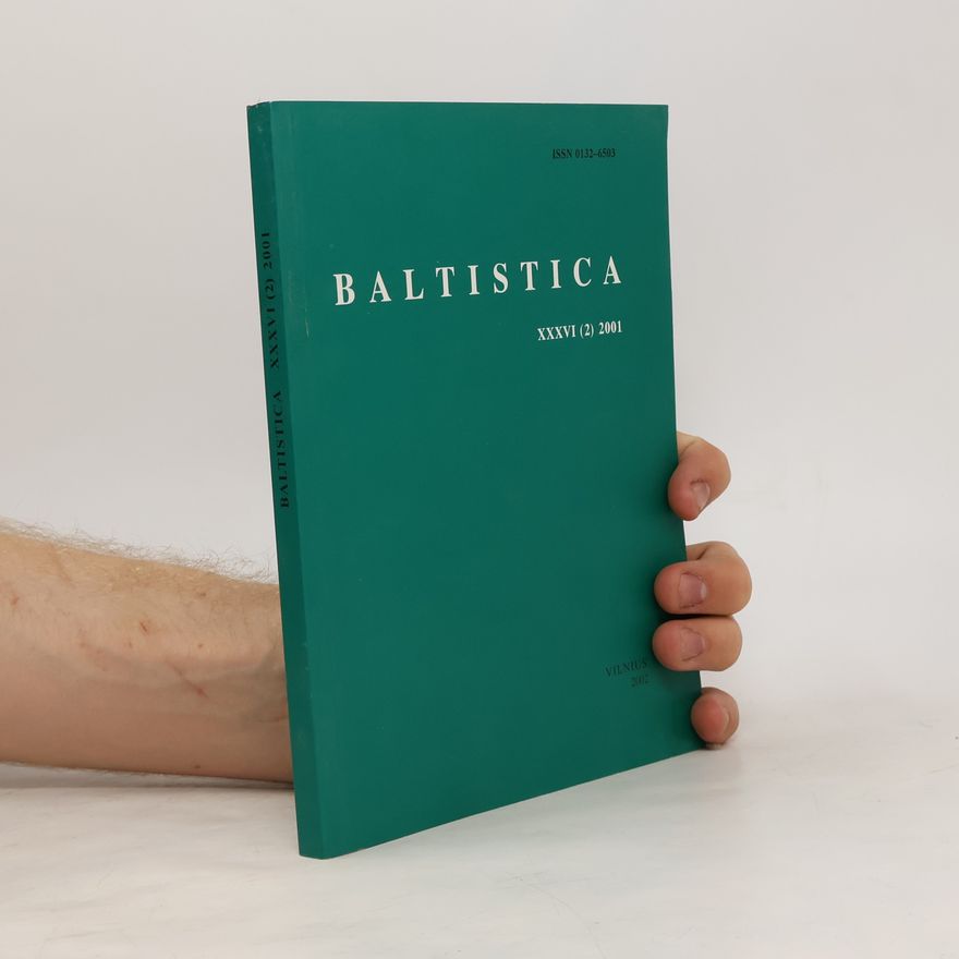 Kolektív autorov Baltistica 2001