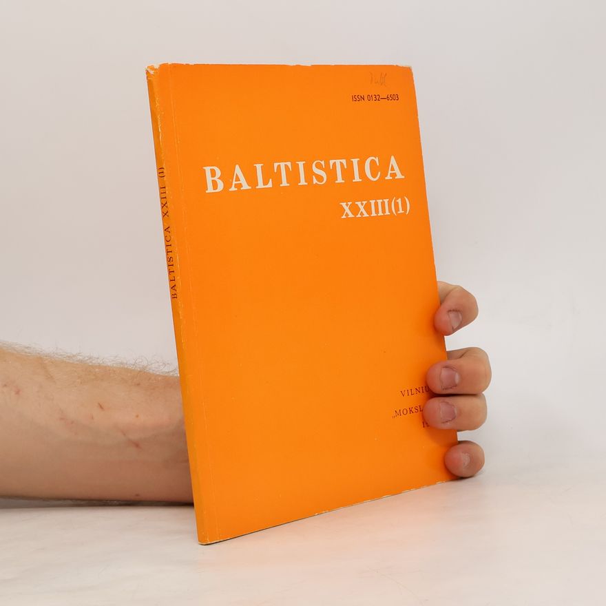 Kolektív autorov Baltistica ΧΧIII (1)