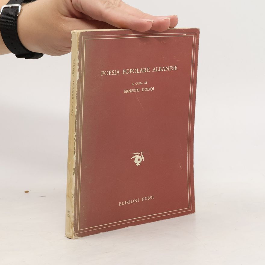Ernesto Koliqi Poesia popolare albanese