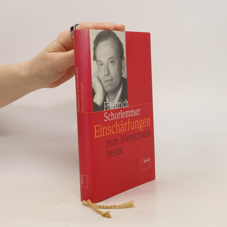 Friedrich Schorlemmer Einschärfungen