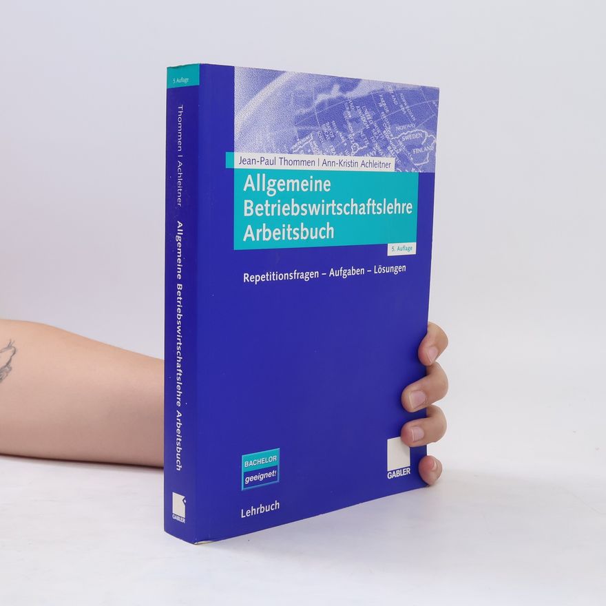 Ann-Kristin Achleitner Allgemeine Betriebswirtschaftslehre