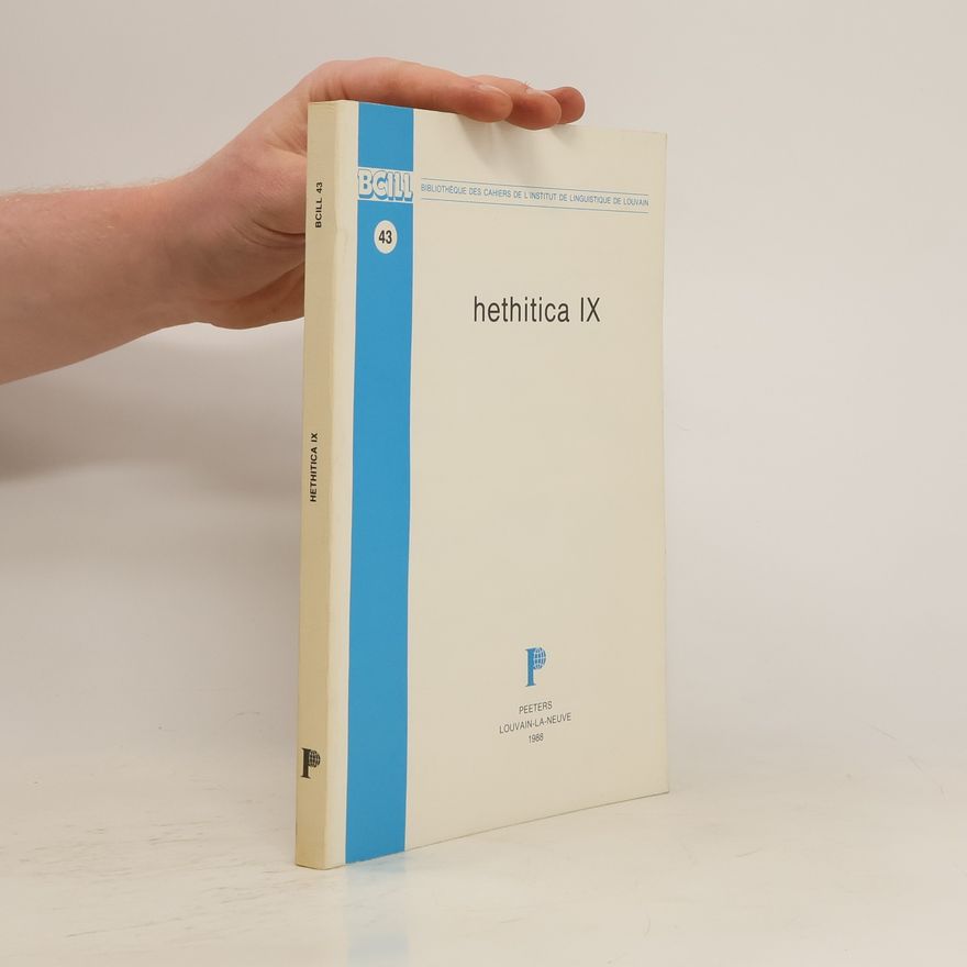 Kolektiv autorů Hethitica IX