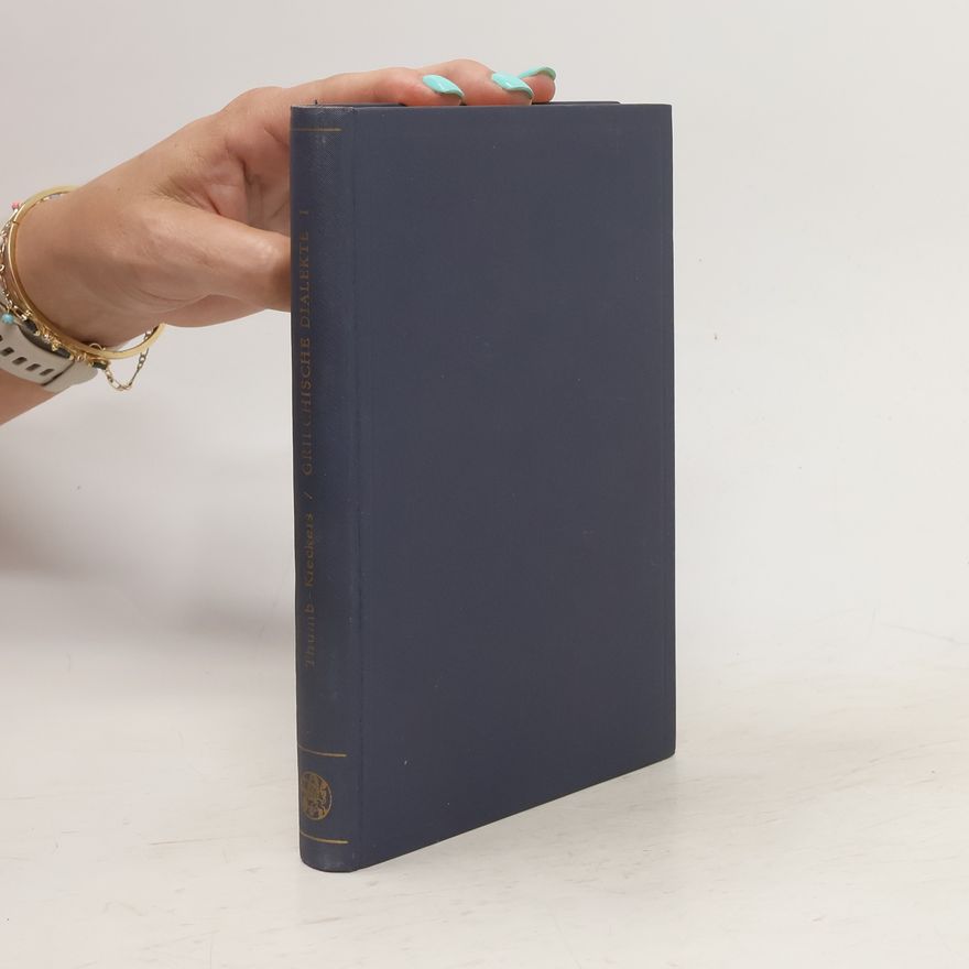Albert Thumb Handbuch der griechischen Dialekte 1