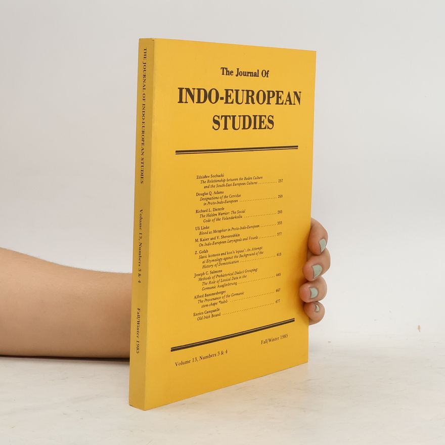 Kolektiv autorů The Journal of Indo-European Studies