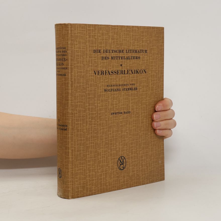 Wolfgang Stammler Die deutsche Literatur des Mittelalters
