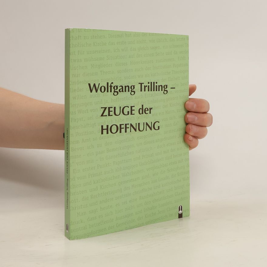 Oratorium Oratorium Leipzig Wolfgang Trilling - Zeuge der Hoffnung