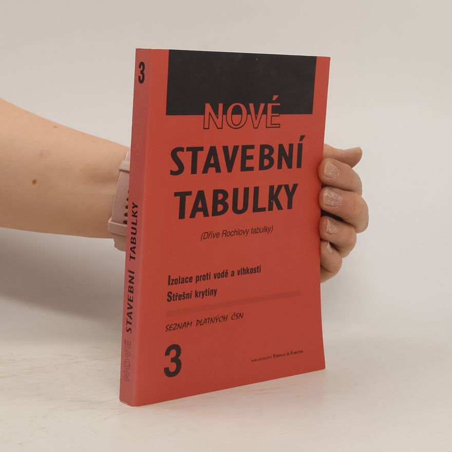 Kolektiv autorů Nové stavební tabulky 3