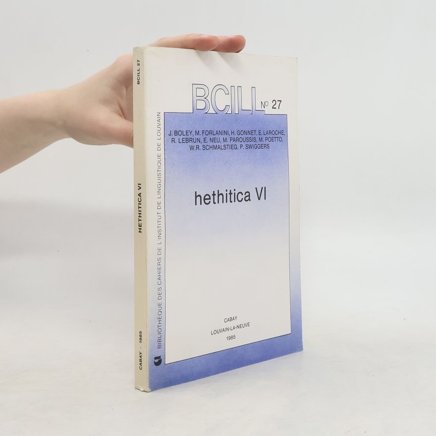 Kolektiv autorů Hethitica VI