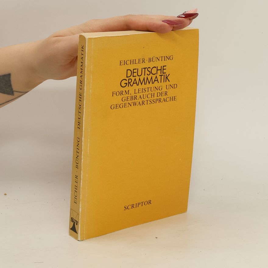 Wolfgang Eichler Deutsche Grammatik