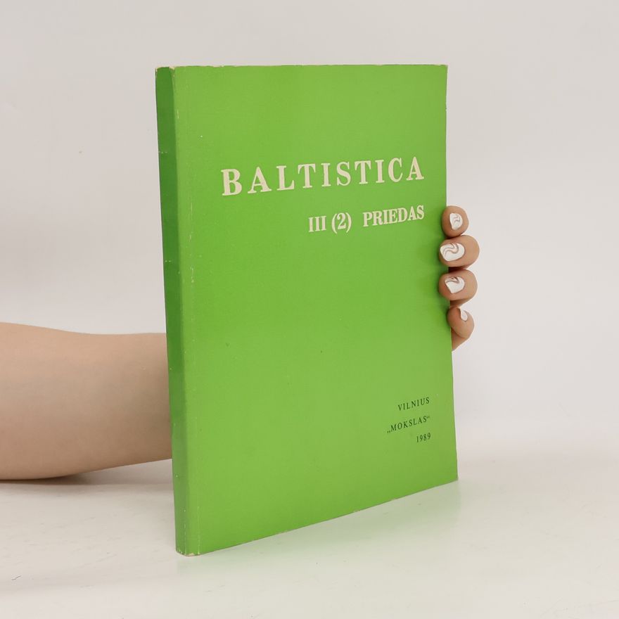 Kolektív autorov Baltistica III (2) priedas