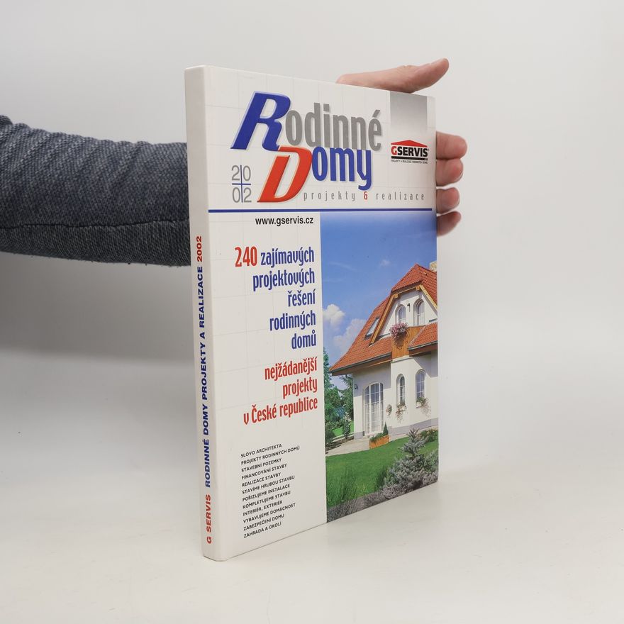 Slovensko Prodom Bratislava Rodinné domy 2002 : projekty & realizace