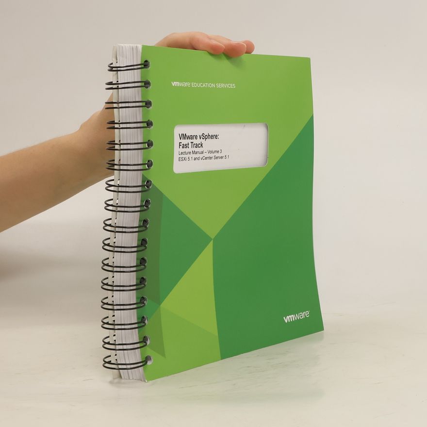 Kolektiv autorů VMware vSphere. Lecture Manual 3