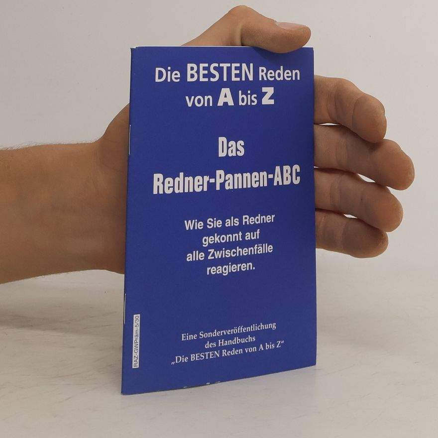 Manfred Engel Das Redner-Pannen-ABC