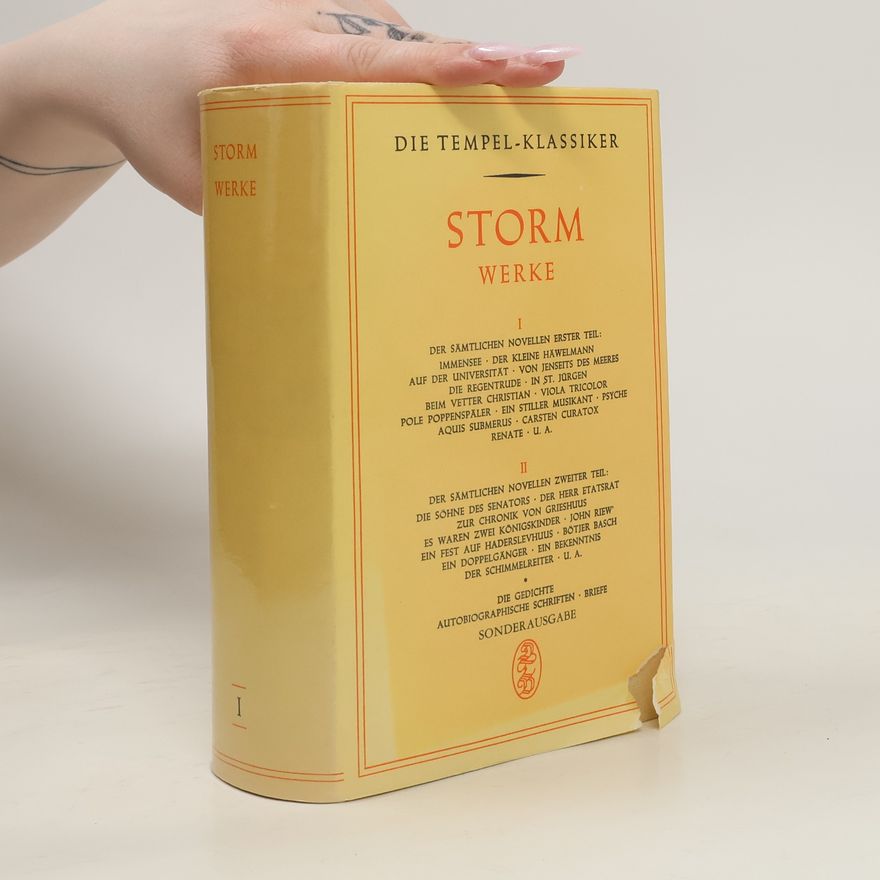 Theodor Storm Storm Werke I.