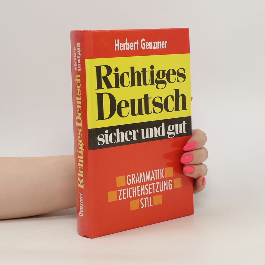 Herbert Genzmer Richtiges Deutsch